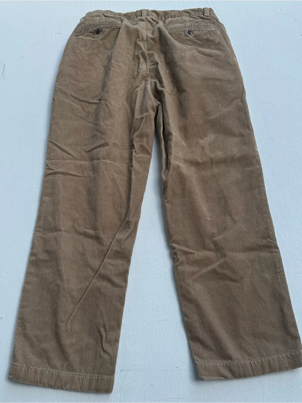 Vintage Polo Ralph Lauren Prospect Corduroy Pants Mens 33x32 Brown 100% Cotton